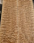 Quilted Maple Flat Top Exotic Guitar Wood Bass Figured 4 Luthier Strat. Fixed Price $235.00.