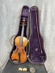 Antique Violin 4/4 Carlo Bergonzi Copy 1900 With Ase And Two Bows. Fixed Price $699.00.