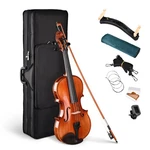 Solid Wood Violin 4/4 Full Size Set Beginner Fiddle For Student With Case. Fixed Price $169.90.