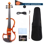 Electric 4/4 Full Size Silent Violins Practice Wood Free Case Bow. Fixed Price $139.99.