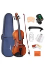 Adm 4/4 Full Size Wood Violin Set For Kids Teens Students Adults Beginner Acoust. Fixed Price $229.99.