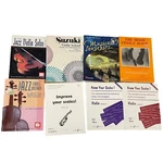 Teaching Violin Lot Of 8 Books, Suzuki, Fiddle, Scales, Jazz, Homeschool. Fixed Price $16.00.