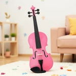 1/8 Size Kids Beginner Acoustic Violin Set - Student Pink Case Bow Rosin. Fixed Price $56.59.