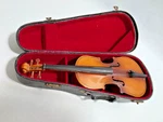 Miniture Wooden Violin 9 1/2" Case Great For Decorating No Bow. Fixed Price $16.73.