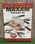Maxam 8 Piece Fisherman's Set With Hd Storage Case $74.95 Value Great Gift. Fixed Price $12.99.