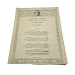 Vintage Schirmer Chopin Works For The Piano Impromptus Score Sheet Music. Fixed Price $11.43.