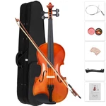 Glarry 4/4 Natural Maple Wood Acoustic Violin Fiddle Set Row Rosin Gift. Fixed Price $40.49.