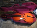 Cecilio 4/4CCO-300 Wood Cello W/ Hard Case Missing String Used Instrument Bow. Fixed Price $231.00.