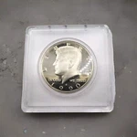 1990 Kenndey Proof Half Dollar With Hard Plastic Case. Fixed Price $9.00.
