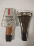 Set Of 2 Michelob Light Superior Taste Beer Tap Handle & Wood Grain. Fixed Price $22.22.