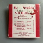 4 Super-sensitive Violin Stainless Steel String Set SS210 Medium Tone Red Label. Fixed Price $16.00.