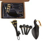 4/4 Full Size Violin Set - Includes Ebony Wood Pegs, Tailpiece, Fine Tuner, C.... Fixed Price $40.67.