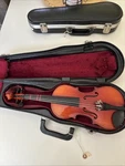 Suzuki Model 101RR Size 1/8 Violin, Japan 1982, Case, No Bow, Good Condition. Fixed Price $130.00.