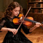1/4 Acoustic Violin Case Bow Rosin Tuner Shoulder Rest Strings Basswood Natural. Fixed Price $63.87.