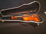 3/4 Suzuki Violin With Case, Bow, And Rosin. Fixed Price $150.00.