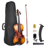 Violin 4/4 Size Fiddle Set For Adult Beginners With Case Rosin Brown. Fixed Price $58.99.