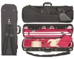 Howard Core 4/4 Violin Suspension Case Black Exterior & Red Interior.. Fixed Price $237.25.