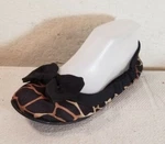 Chinese Laundry Wmn Sz 9 Good Fortune Fabric Animal Print Bow Ballet Flats Shoes. Fixed Price $11.99.