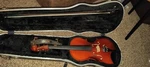 Strunal 4/4 Violin W/ Hard Case, Bow, Shoulder Rest, Rosin, Mute Czech Republic. Fixed Price $110.00.