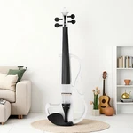 4/4 Full Size Beginner Silent Electric Violin Set - White Case Bow Headphones. Fixed Price $87.99.