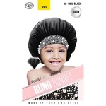 Qfitt Bling Satin Kids Bonet Pearl Black Case Of 12. Fixed Price $73.32.