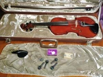 1950S Henri Farny & Cie French Copy Violin 4/4 With Case, Rosin, Extra Parts. Fixed Price $650.00.