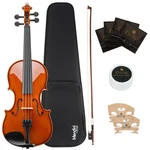 Viola 15 Inch Solid Wood Beginner Kit Hard Case Bow Rosin Natural Varnish Hand. Fixed Price $259.99.