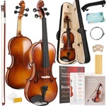 Kmise 4/4 Violin Ebony Acoustic Full Set With Case Bow Rosin Strings. Fixed Price $179.99.