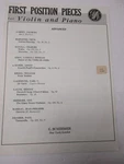 Adolf Huber Fourth Pupil's Concertino Violin & Piano Sheet Music G Schirmer. Fixed Price $8.00.