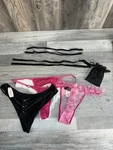 4 Victoria's Secret Panties High Dollar Personal Thong's Strings Sexy Nwt Med. Fixed Price $48.97.