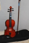 Erwin Otto Violin With Case & Bow Beginner Acoustic Instrument. Fixed Price $50.00.
