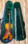 Laval Ii Copy Of Stradivarius Violin Set Student Fiddle, Case, Bows, Resin, Book. Fixed Price $74.99.