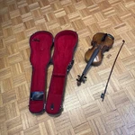 1953 E. Pfretzschner Jr. Viola 13 Hand Made Copy Of Stradivarius. Fixed Price $150.00.