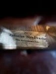 Violin: "antonius Stradivarius Made Czecho=slovakia" Copy C. 1918-1939. Fixed Price $400.00.