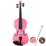 Pinikuyiro Violin For Beginners, Wood Satin Acoustic Starter 1/8, Pink. Fixed Price $83.99.