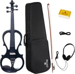 Electric Violin 4/4 Full Size Silent Set For Beginner, Solid Maple Wood. Fixed Price $224.99.