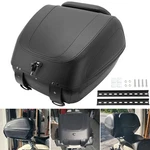 Black Motorcycle Hard Rear Trunk Luggage Case Tail Box For Harley Yamaha Suzuki. Fixed Price $240.34.