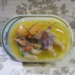 Canvass Vtg Cherubs 2 Angels Violin Italian Design Ornaments New Pkg. Fixed Price $12.95.