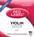Super Sensitive Red Label Violin Strings Full Set 4/4 Medium 2107. Fixed Price $23.79.