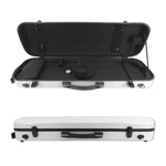 Yinfente 4/4 Violin Case Carbon Fiber Strong Light Hard Oblong White. Fixed Price $124.90.