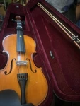 Mini Violin Electronic Musical Playing Instrument Toy With Sound 11" Tall Works. Fixed Price $35.00.