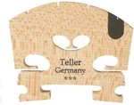 4/4 Violin Aubert Semi Fitted Bridge: 100543 Teller Germany 01042FU, With Eb. Fixed Price $34.99.