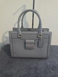 Nwt Coach CE606 Grace Carryall Bag "granite Gray" Crossbody Double Handle. Fixed Price $205.00.