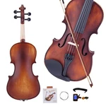 Glarry 4/4 Size Solid Wood Violin Case Bow+rosin+shoulder Rest+string+tuner. Fixed Price $55.98.