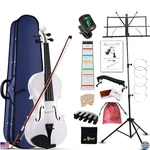 Aileen 4/4 Full Size White Violin Starter Kit For Adults & Beginners, Ages 12+!. Fixed Price $132.37.