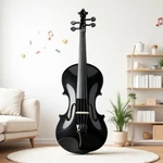 4/4 Full Size Beginner Acoustic Violin Set - Case Bow Rosin Student Black. Fixed Price $56.99.