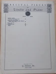 Wm Kroll Banjo & Fiddle Violin Piano 2 Parts Unmarked. Fixed Price $6.99.