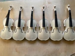 Unfinished Violin 4/4 European Flame Maple Spruce Wood Handmade Diy 1 Pcs. Fixed Price $169.00.