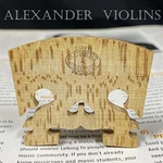 Genuine Aubert Luxe Mirecourt Violin Bridge Baroque Style 4/4 Size Us Seller. Fixed Price $27.50.