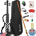 Vangoa Left Handed Electric Violin 4/4 Full Size, Silent Electronic Fi. Fixed Price $176.99.